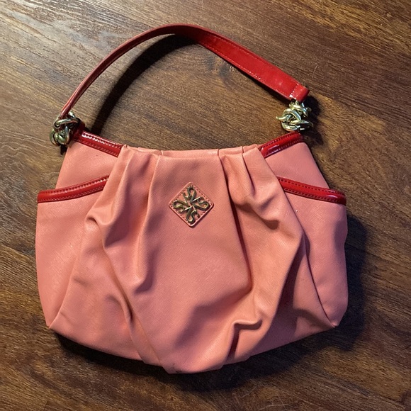 Simply Vera Vera Wang Handbags - Purse Pink with Red trim simply Vera 15x9 handbag.